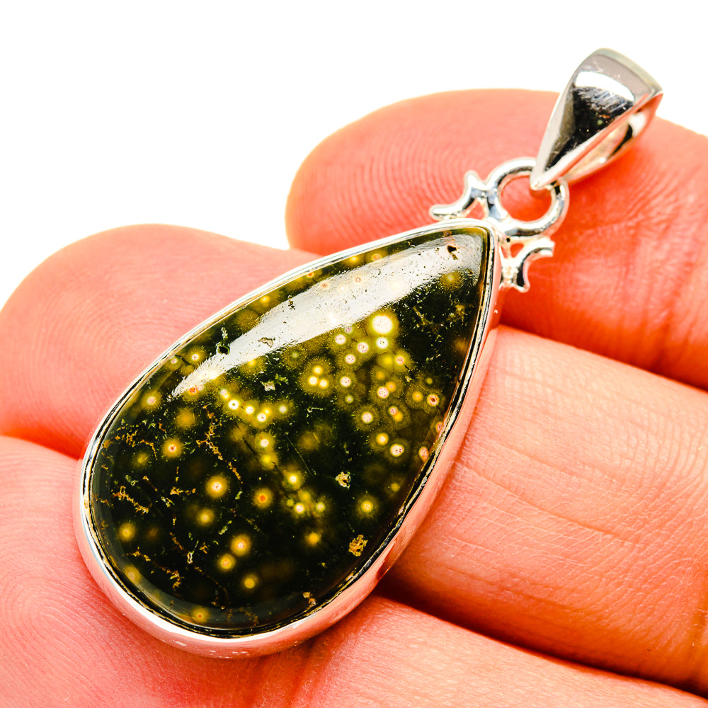Ocean Jasper Pendants handcrafted by Ana Silver Co - PD755474