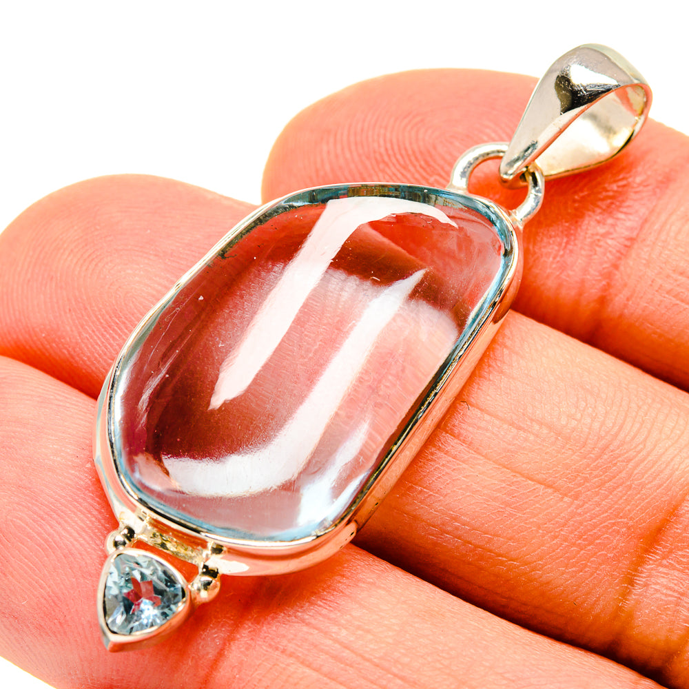 Aqua Chalcedony Pendants handcrafted by Ana Silver Co - PD755475