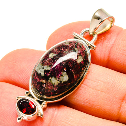 Russian Eudialyte Pendants handcrafted by Ana Silver Co - PD755479