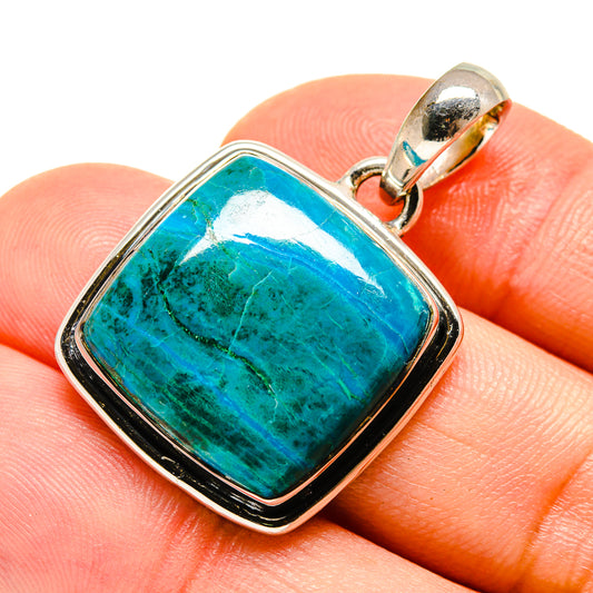 Chrysocolla Pendants handcrafted by Ana Silver Co - PD755489