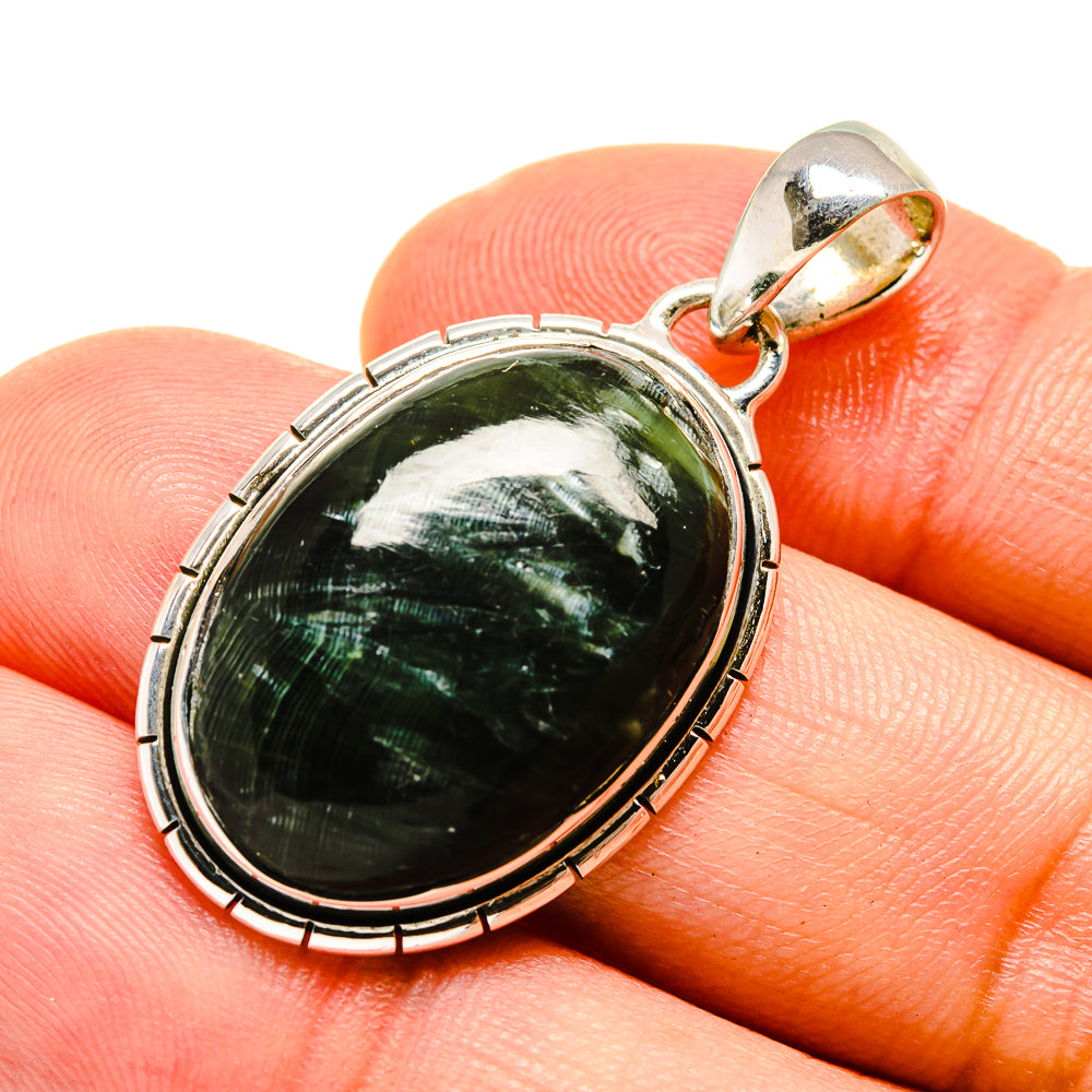 Seraphinite Pendants handcrafted by Ana Silver Co - PD755494