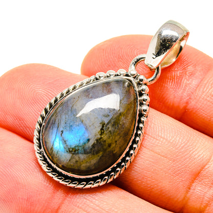 Labradorite Pendants handcrafted by Ana Silver Co - PD755499