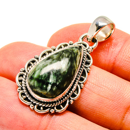 Seraphinite Pendants handcrafted by Ana Silver Co - PD755502