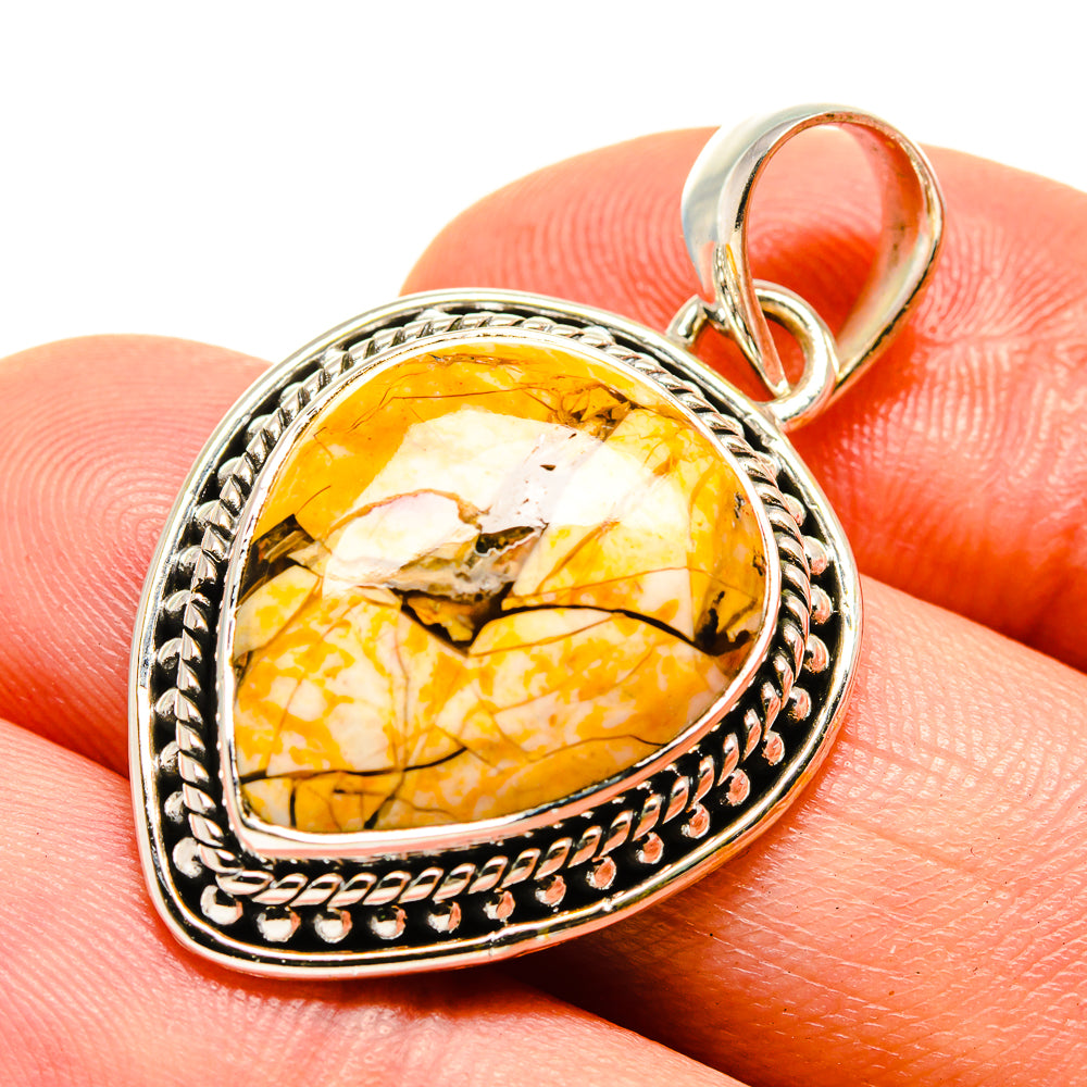 Brecciated Mookaite Pendants handcrafted by Ana Silver Co - PD755503