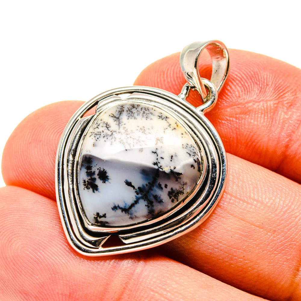 Dendritic Opal Pendants handcrafted by Ana Silver Co - PD755504