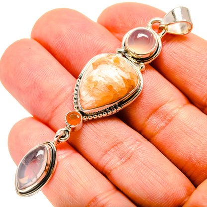 Scolecite Pendants handcrafted by Ana Silver Co - PD755511