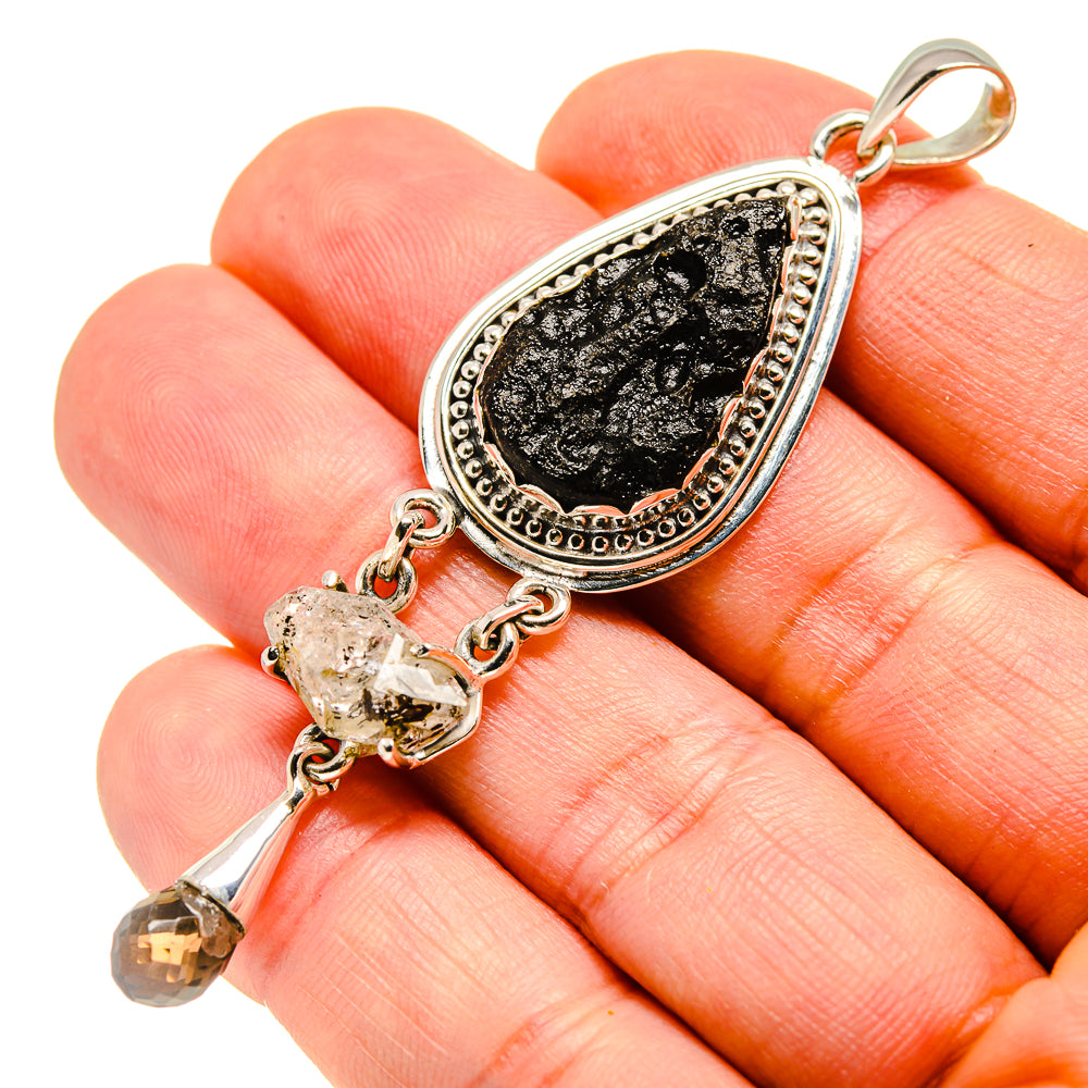 Tektite Pendants handcrafted by Ana Silver Co - PD755515