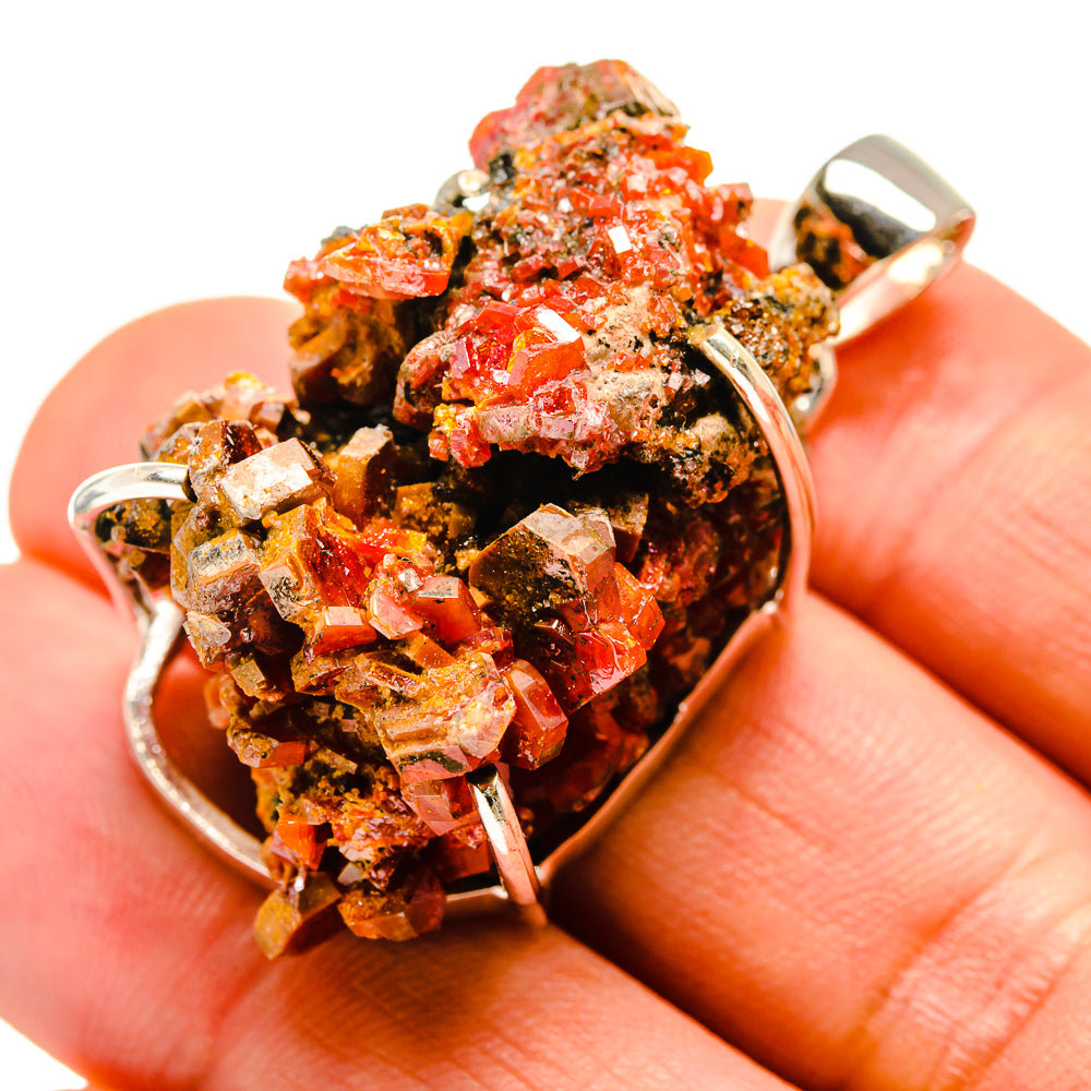 Vanadinite Pendants handcrafted by Ana Silver Co - PD755532