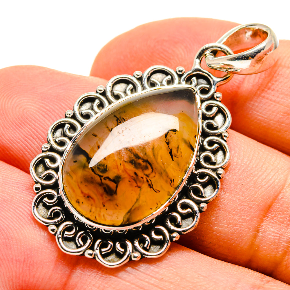 Montana Agate Pendants handcrafted by Ana Silver Co - PD755545