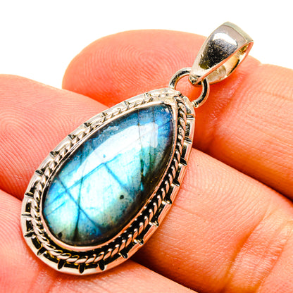 Labradorite Pendants handcrafted by Ana Silver Co - PD755550
