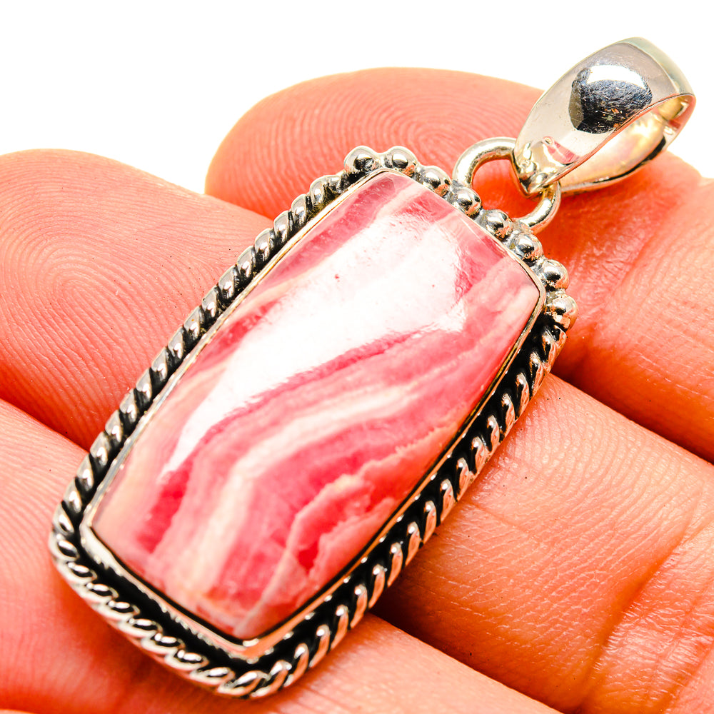 Rhodochrosite Pendants handcrafted by Ana Silver Co - PD755565