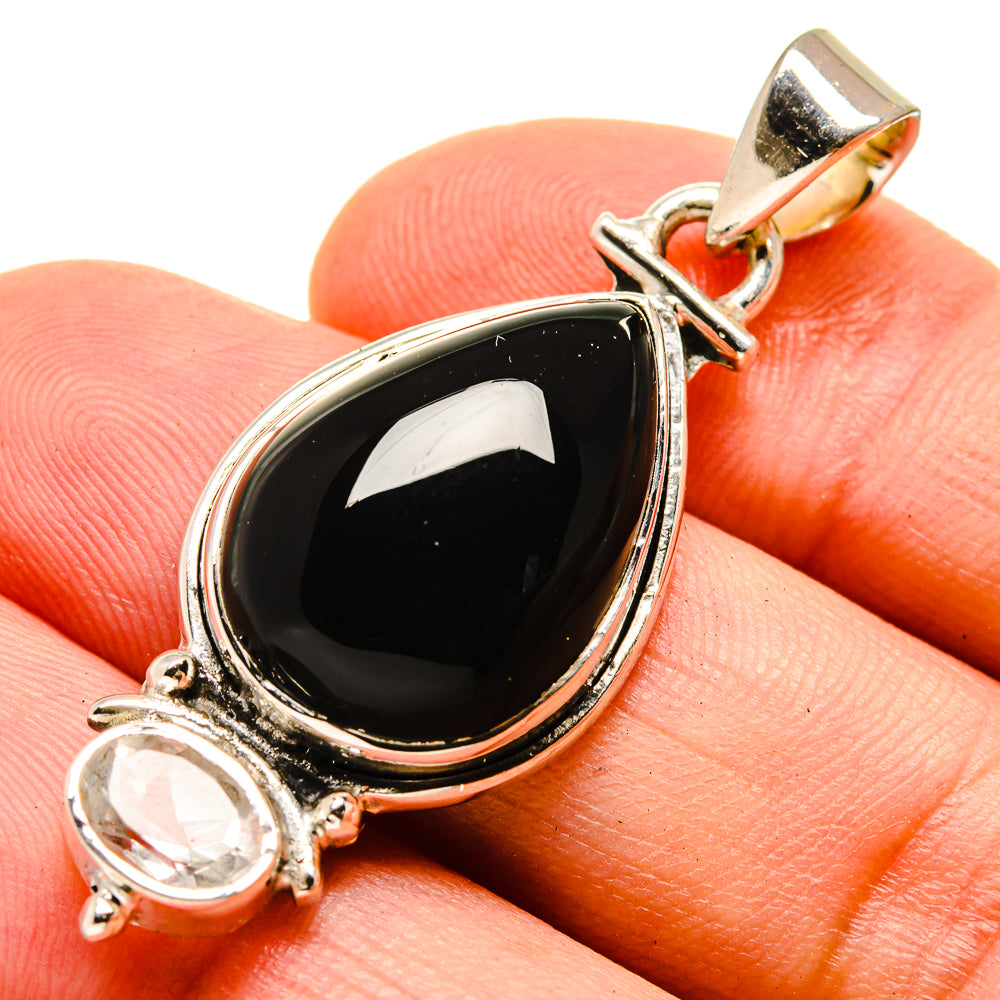 Black Onyx Pendants handcrafted by Ana Silver Co - PD755571