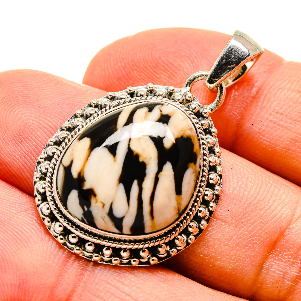 Peanut Wood Jasper Pendants handcrafted by Ana Silver Co - PD755574