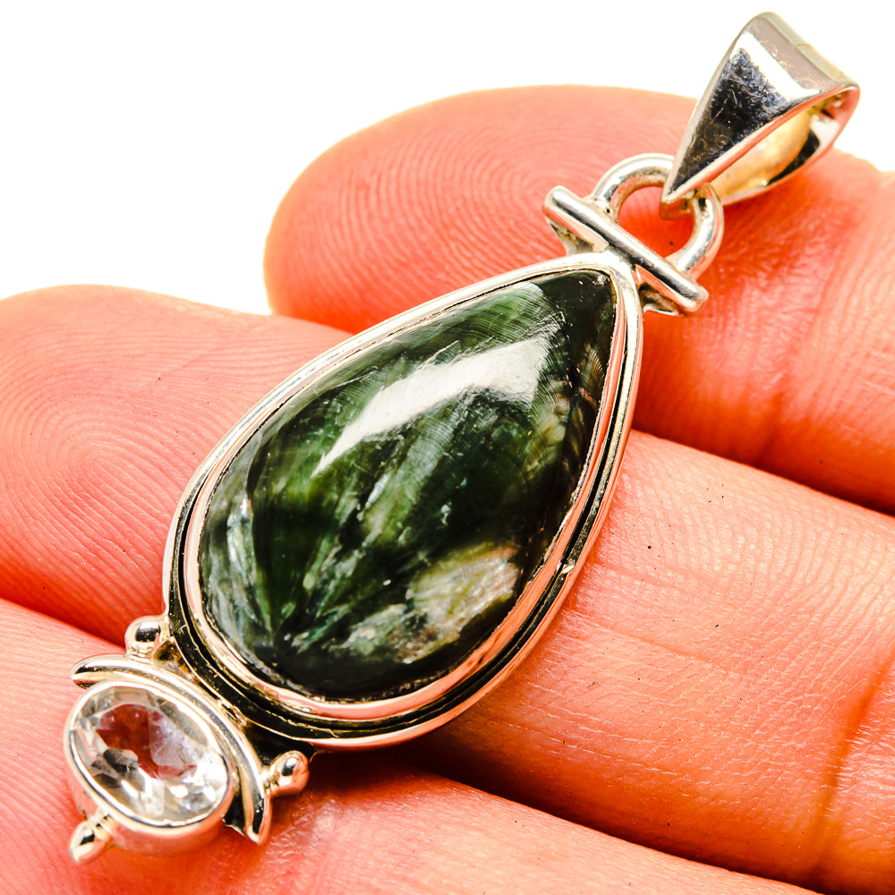 Seraphinite Pendants handcrafted by Ana Silver Co - PD755582