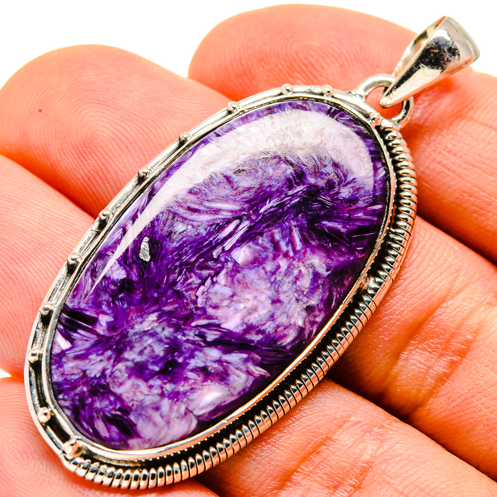 Charoite Pendants handcrafted by Ana Silver Co - PD755593