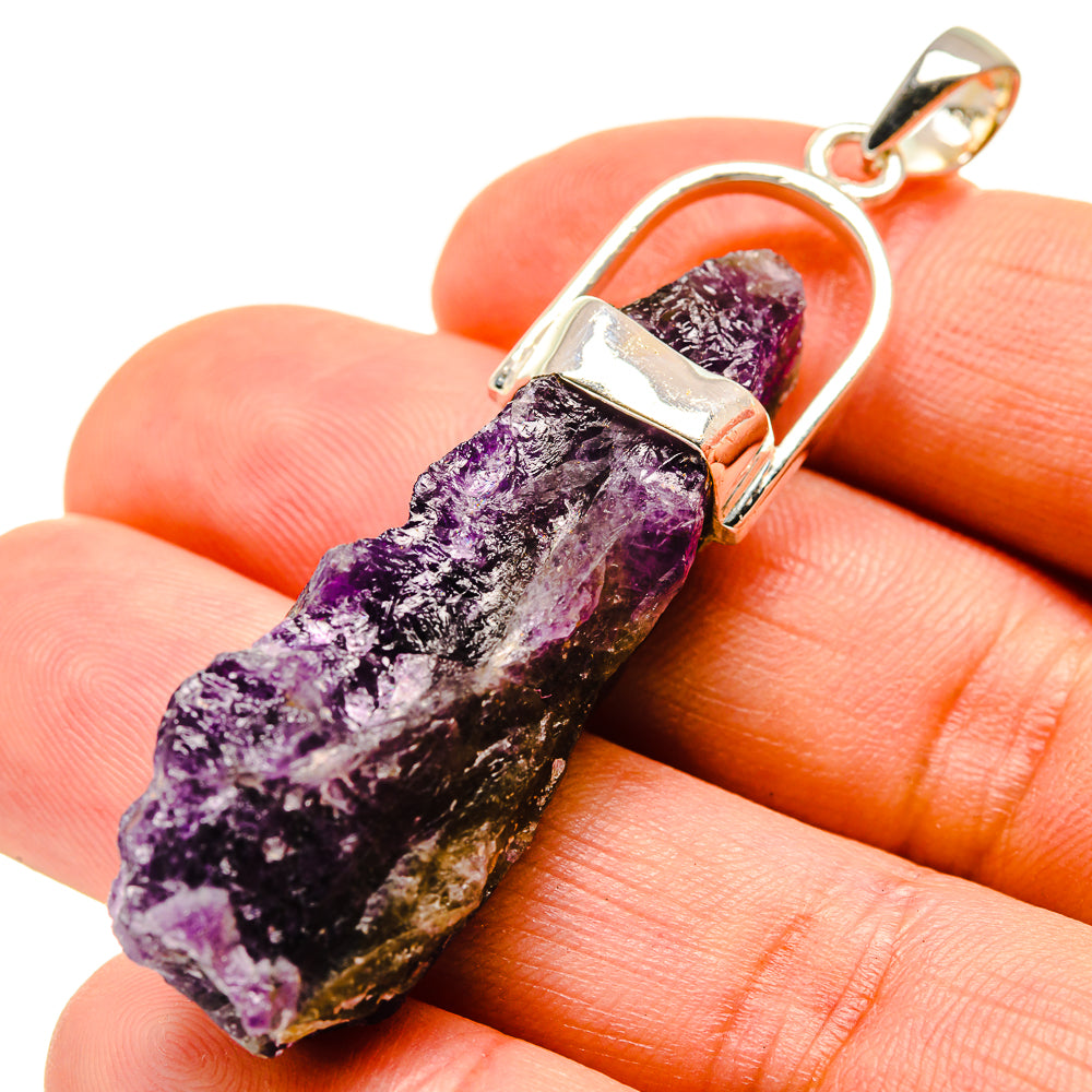 Amethyst Stalactite Pendants handcrafted by Ana Silver Co - PD755594