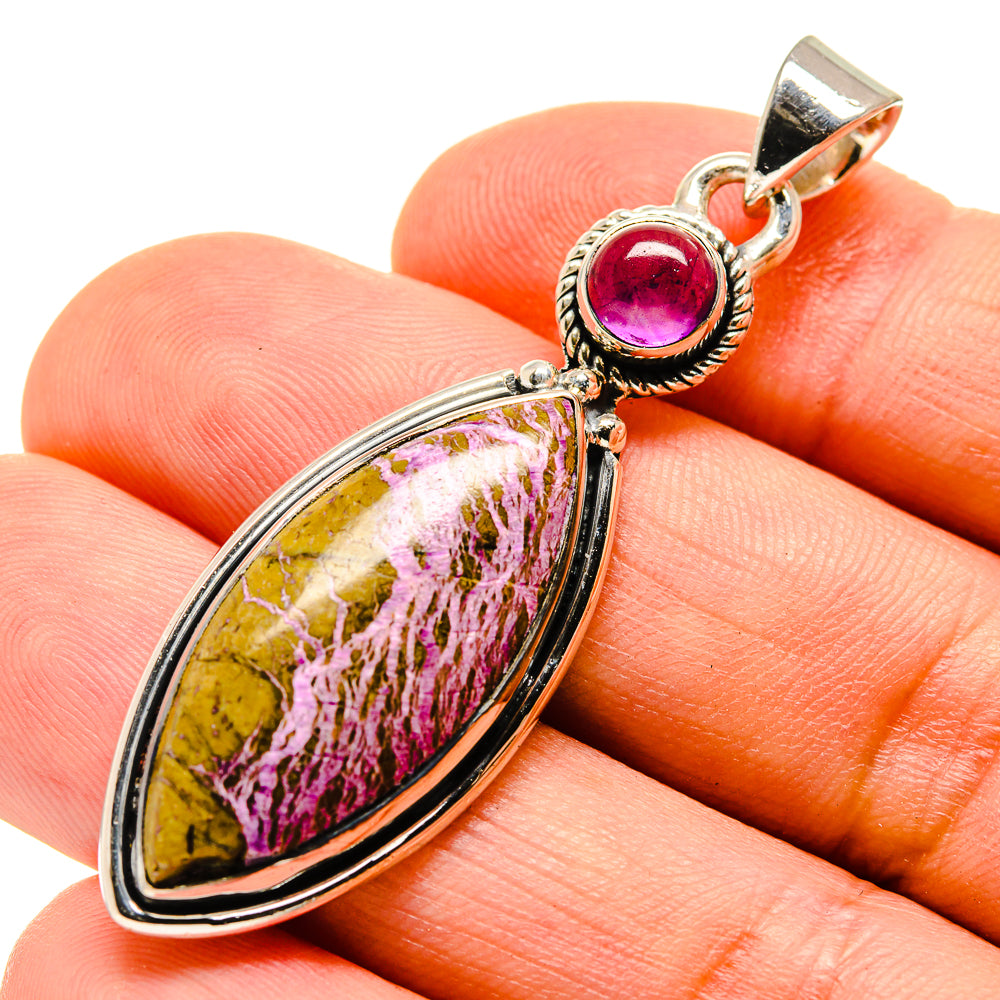 Stichtite Pendants handcrafted by Ana Silver Co - PD755597
