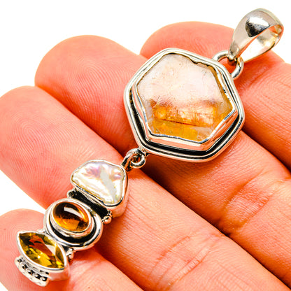 Citrine Pendants handcrafted by Ana Silver Co - PD755602