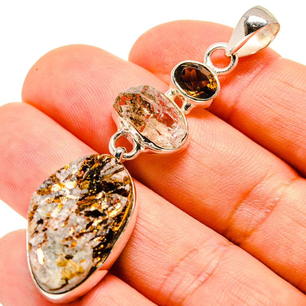 Astrophyllite Pendants handcrafted by Ana Silver Co - PD755604