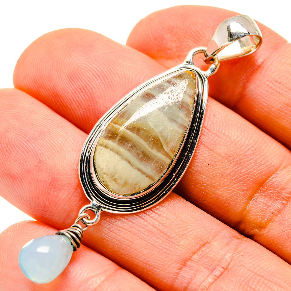 Aquamarine Pendants handcrafted by Ana Silver Co - PD755608