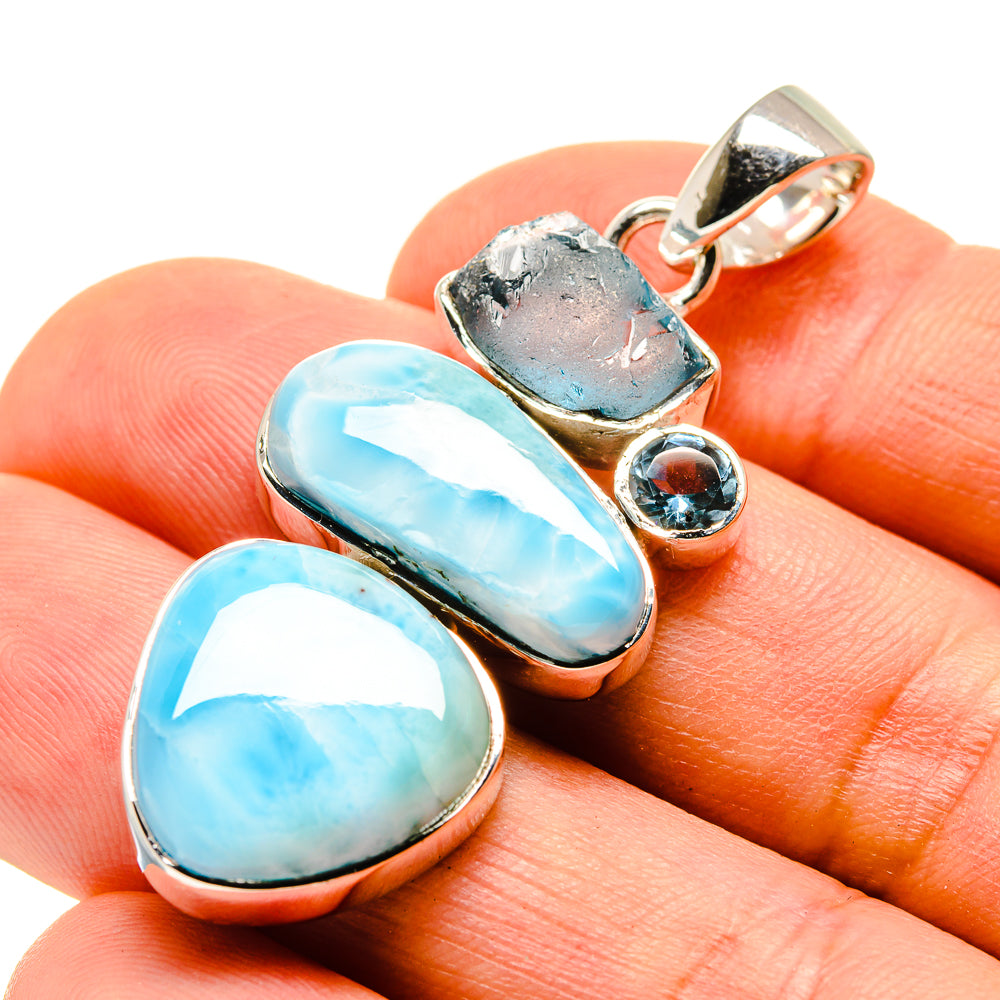 Larimar Pendants handcrafted by Ana Silver Co - PD755615