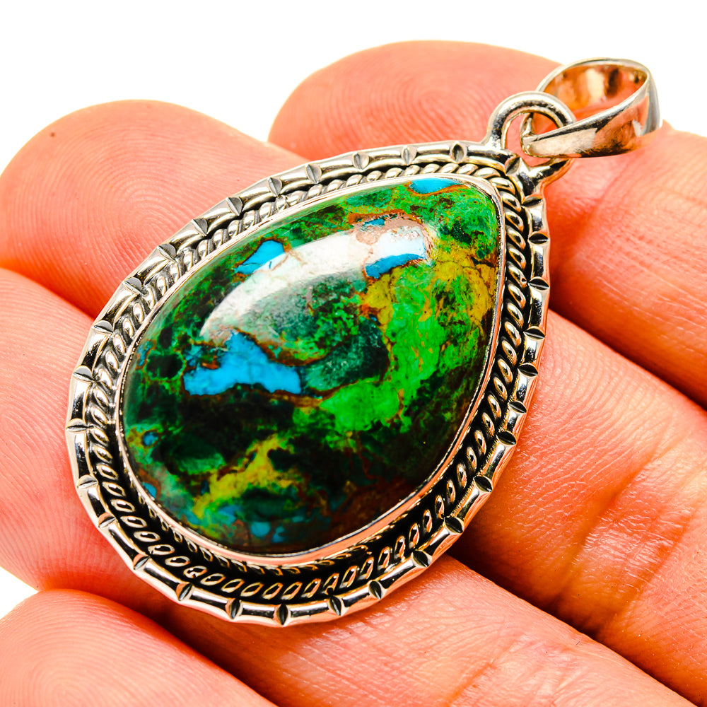 Chrysocolla Pendants handcrafted by Ana Silver Co - PD755617