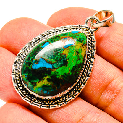 Chrysocolla Pendants handcrafted by Ana Silver Co - PD755617