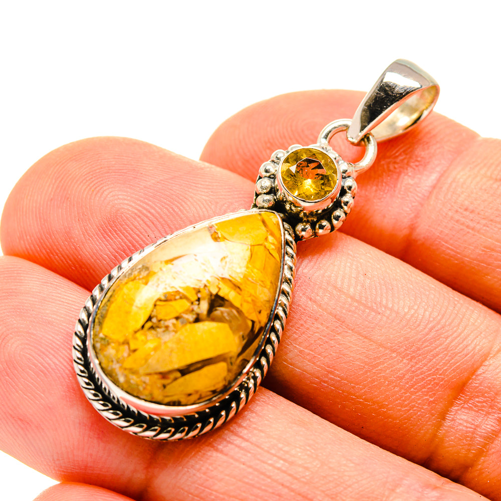 Brecciated Mookaite Pendants handcrafted by Ana Silver Co - PD755619