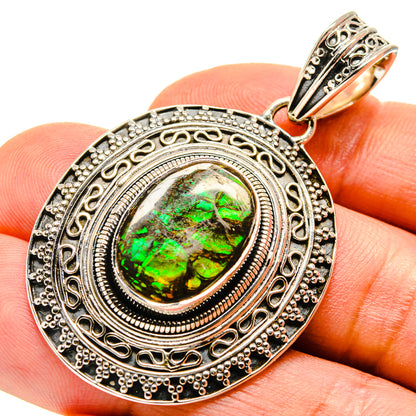 Ammolite Pendants handcrafted by Ana Silver Co - PD755620