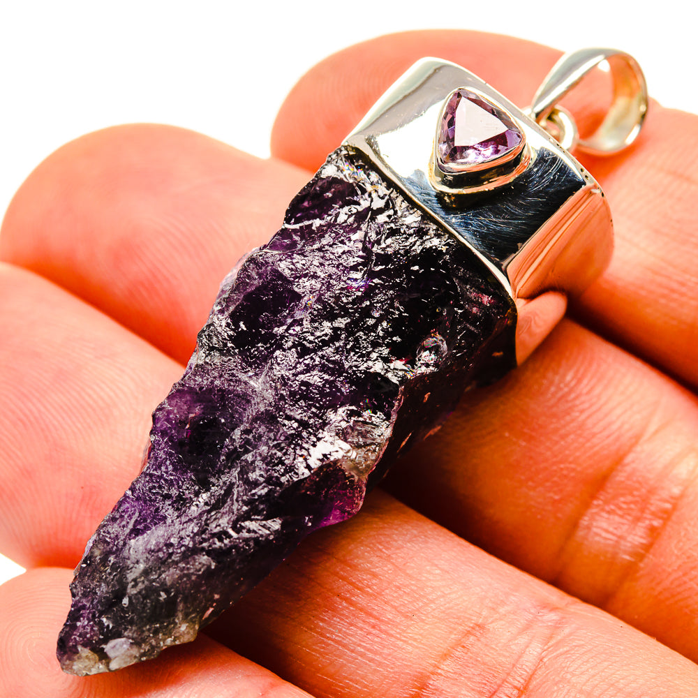 Amethyst Stalactite Pendants handcrafted by Ana Silver Co - PD755629