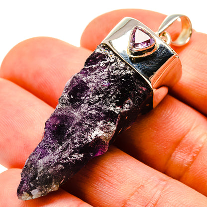 Amethyst Stalactite Pendants handcrafted by Ana Silver Co - PD755629