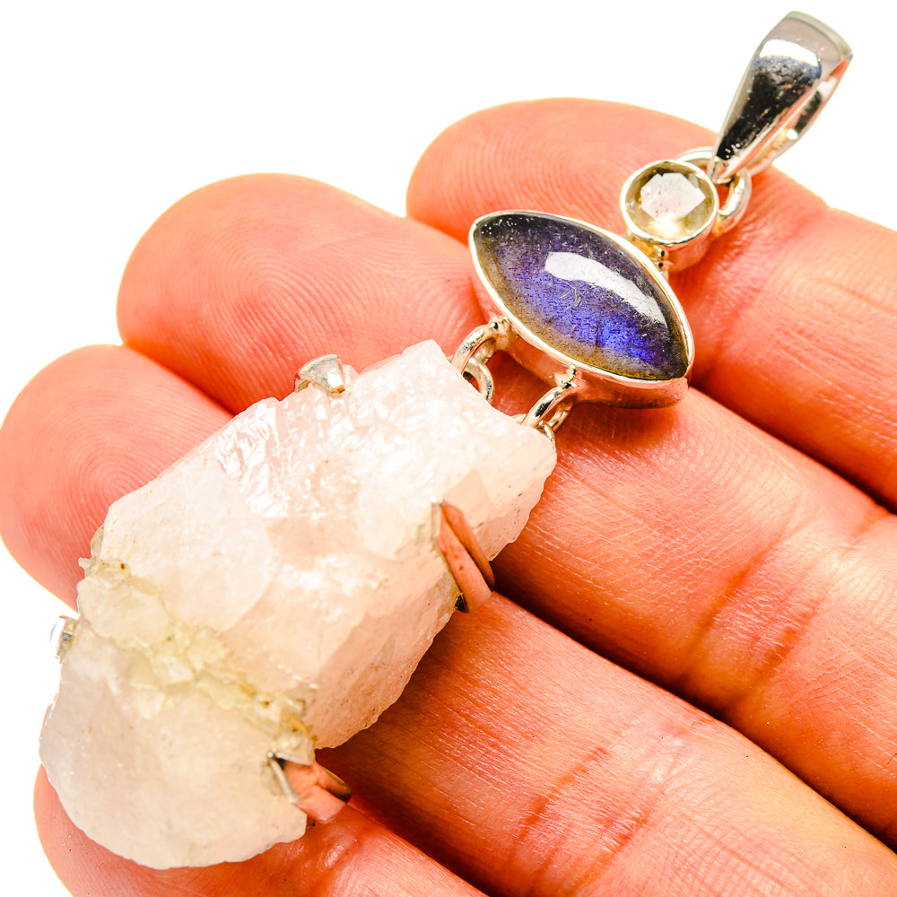 Rainbow Moonstone Pendants handcrafted by Ana Silver Co - PD755631