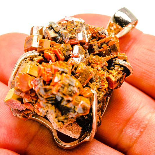 Vanadinite Pendants handcrafted by Ana Silver Co - PD755633
