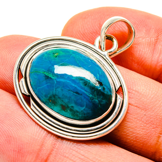 Chrysocolla Pendants handcrafted by Ana Silver Co - PD755645