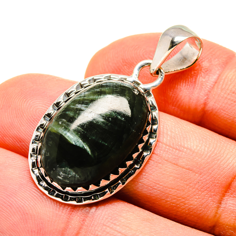 Seraphinite Pendants handcrafted by Ana Silver Co - PD755651