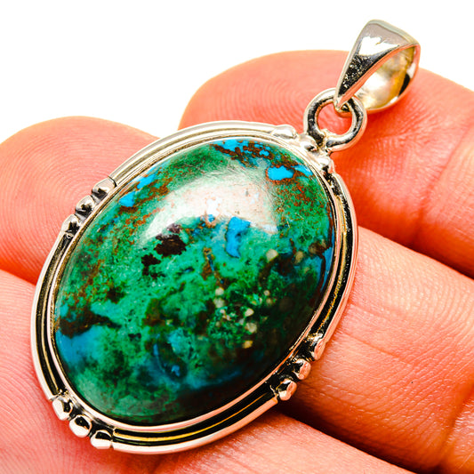 Chrysocolla Pendants handcrafted by Ana Silver Co - PD755655
