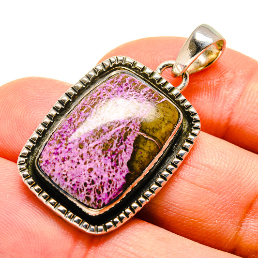 Stichtite Pendants handcrafted by Ana Silver Co - PD755658