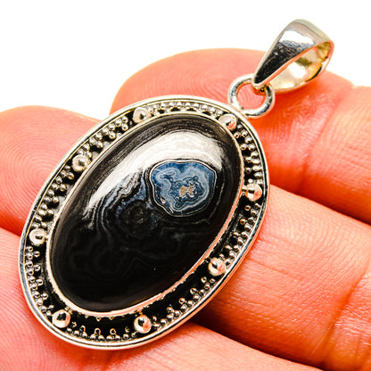 Psilomelane Pendants handcrafted by Ana Silver Co - PD755662