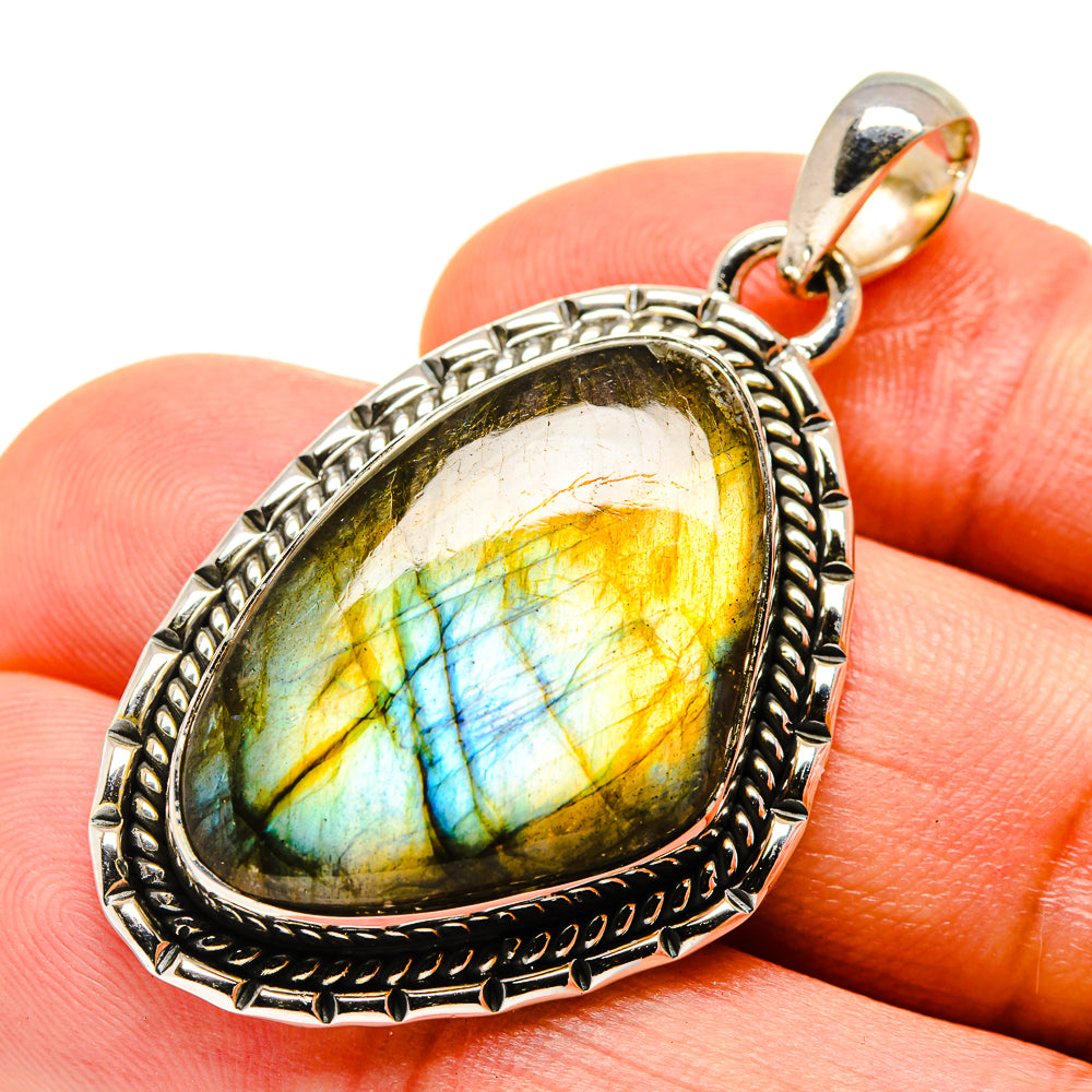 Labradorite Pendants handcrafted by Ana Silver Co - PD755665