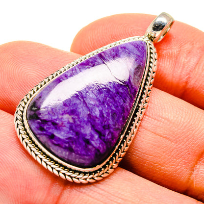 Charoite Pendants handcrafted by Ana Silver Co - PD755666
