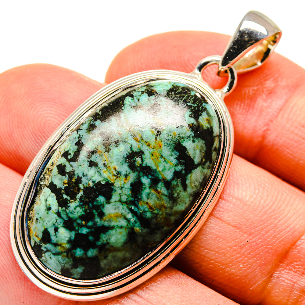 Tibetan Turquoise Pendants handcrafted by Ana Silver Co - PD755667