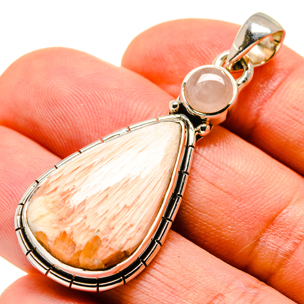 Scolecite Pendants handcrafted by Ana Silver Co - PD755668