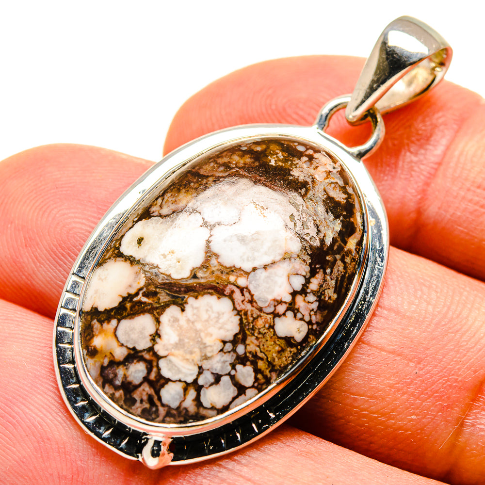 Peanut Wood Jasper Pendants handcrafted by Ana Silver Co - PD755674