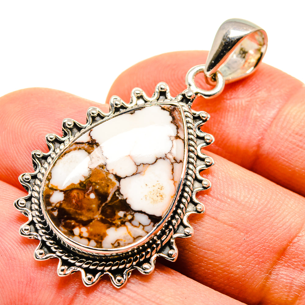 Peanut Wood Jasper Pendants handcrafted by Ana Silver Co - PD755675