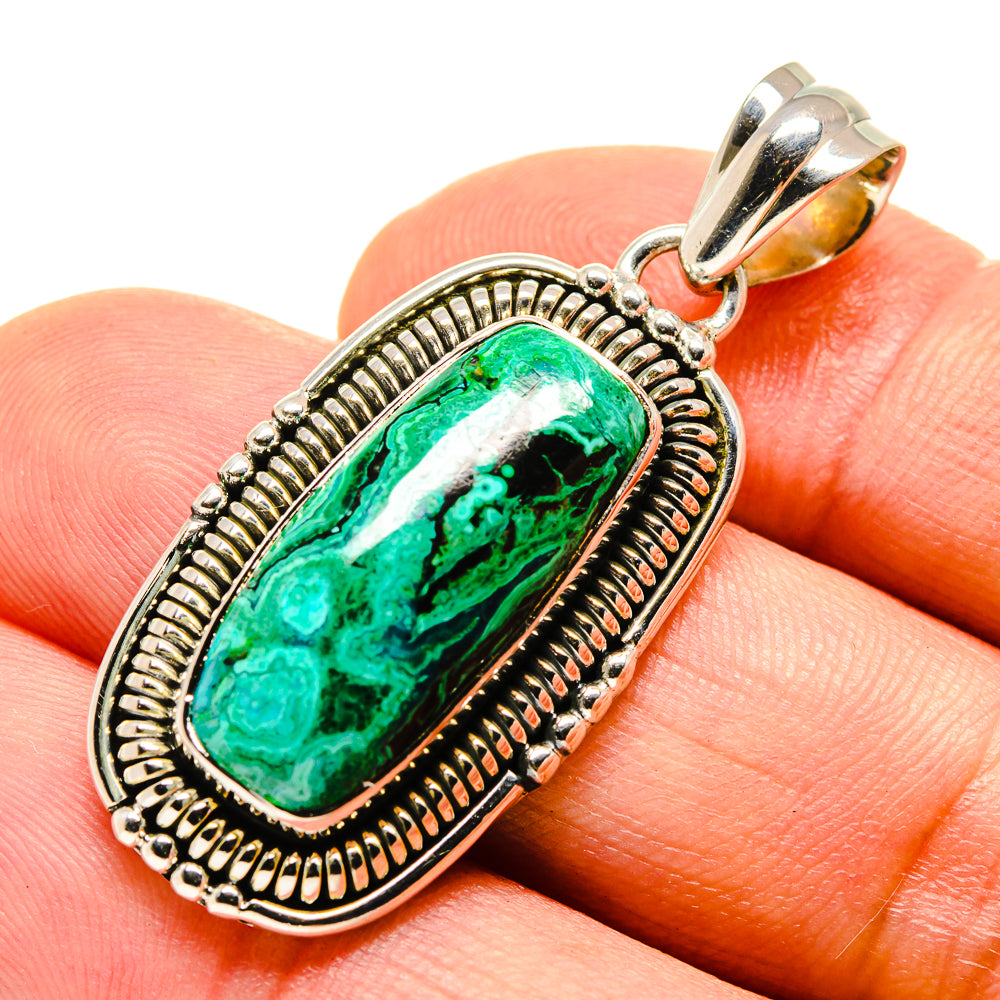Chrysocolla Pendants handcrafted by Ana Silver Co - PD755676