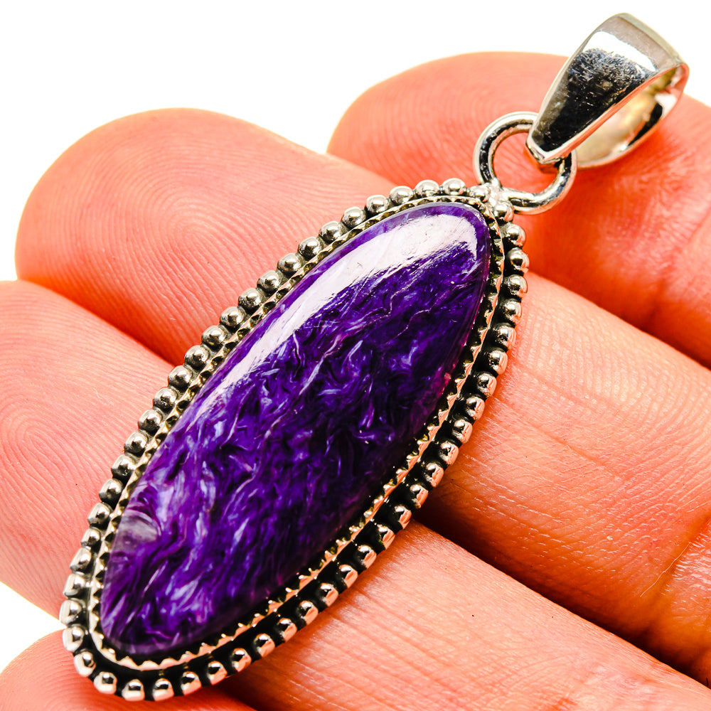 Charoite Pendants handcrafted by Ana Silver Co - PD755678