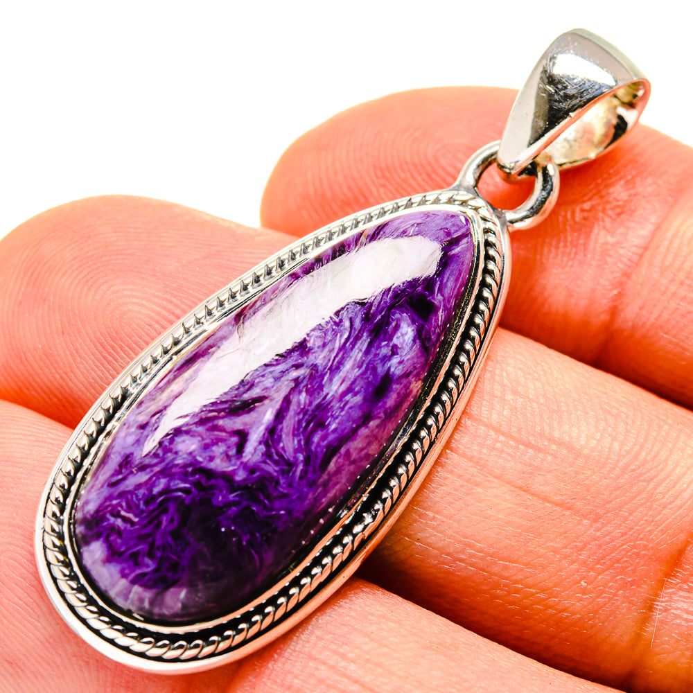 Charoite Pendants handcrafted by Ana Silver Co - PD755681