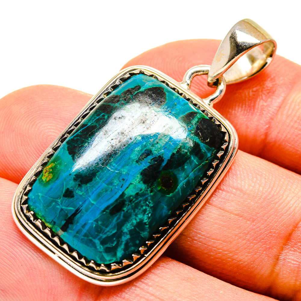 Chrysocolla Pendants handcrafted by Ana Silver Co - PD755682