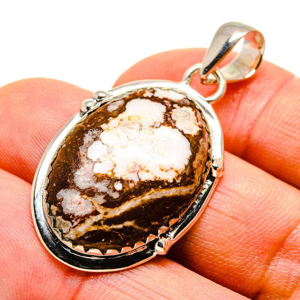 Peanut Wood Jasper Pendants handcrafted by Ana Silver Co - PD755693