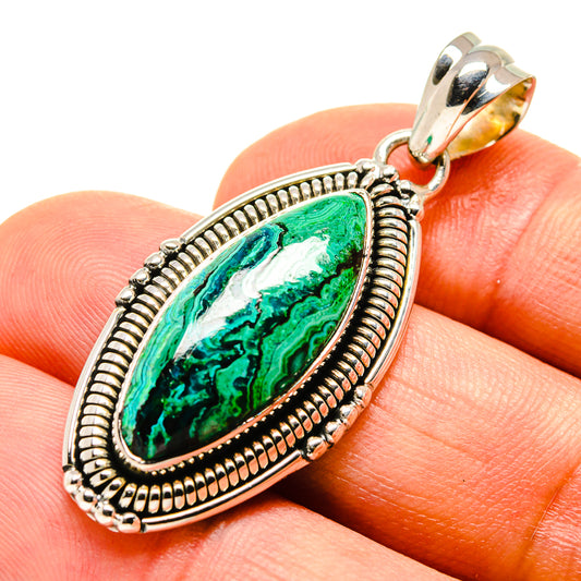 Chrysocolla Pendants handcrafted by Ana Silver Co - PD755703